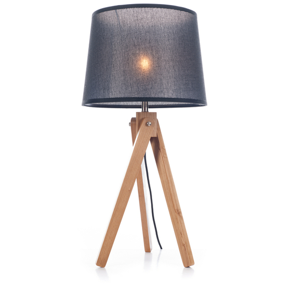 Svanhild bordlampe i Ask, Sort lampeskjerm Svanhild bordlampe i Ask, Sort lampeskjerm