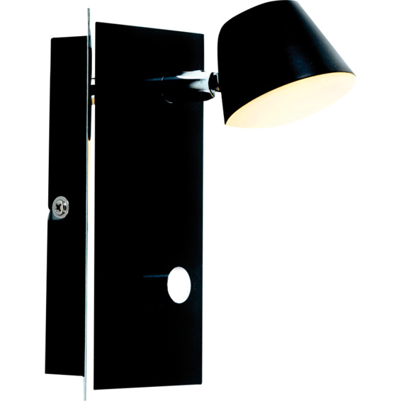 Tema vegg 5W LED Sort m/krom Tema vegg 5W LED Sort m/krom
