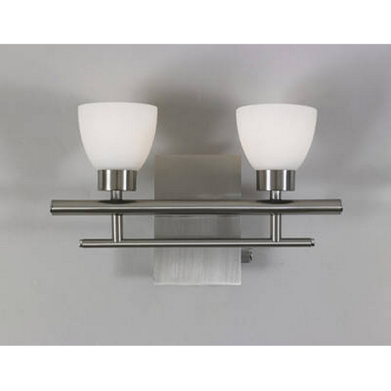 Elba 2l veggl. m/dimmer Matt krom Elba 2l veggl. m/dimmer Matt krom