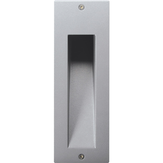 Unilamp LED I-Brick V-Ramp 6063 Vegg 1.4W WW Sølv Unilamp LED I-Brick V-Ramp 6063 Vegg 1.4W WW Sølv