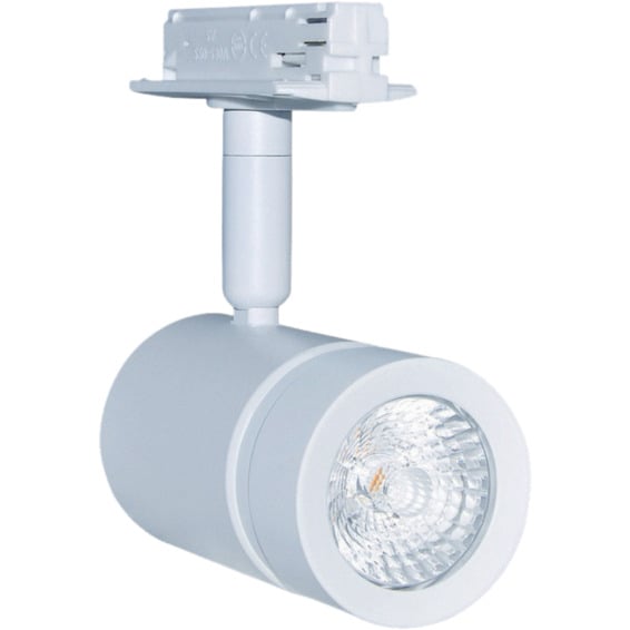 Alfa LED Skinnespot Hvit 8W Dim Alfa LED Skinnespot Hvit 8W Dim
