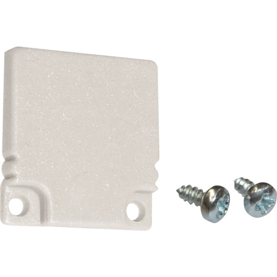 Bardolino endest. til U-profil av alu for LED striper 2pk Nortronic