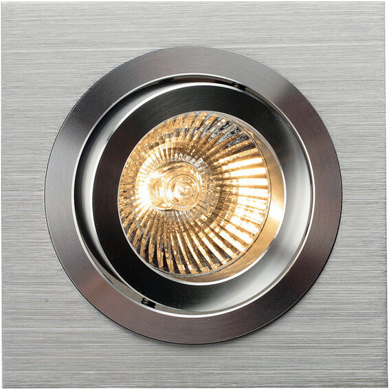Downlight D-10421A 12V 35W GU5,3 Aluminium IP21 Firkantet Downlight D-10421A 12V 35W GU5,3 Aluminium IP21 Firkantet