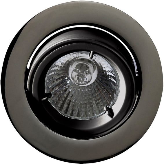 Juno Downlight 12V/35W MR16 Sort Krom IP44 Juno Downlight 12V/35W MR16 Sort Krom IP44