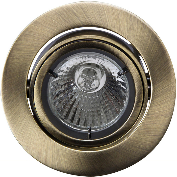 Juno Downlight 240V/50W GU10 Antikk Messing IP23 Juno Downlight 240V/50W GU10 Antikk Messing IP23