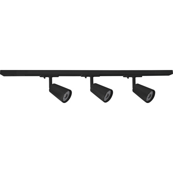 Titan Kony Track 3 Spot LED Matt Sort Titan Kony Track 3 Spot LED Matt Sort