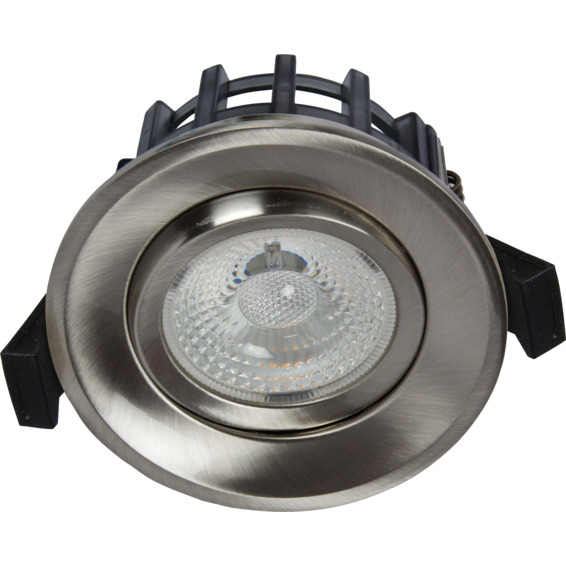 JUNO GYRO COB+ Downlight 10W Børstet Stål JUNO GYRO COB+ Downlight 10W Børstet Stål