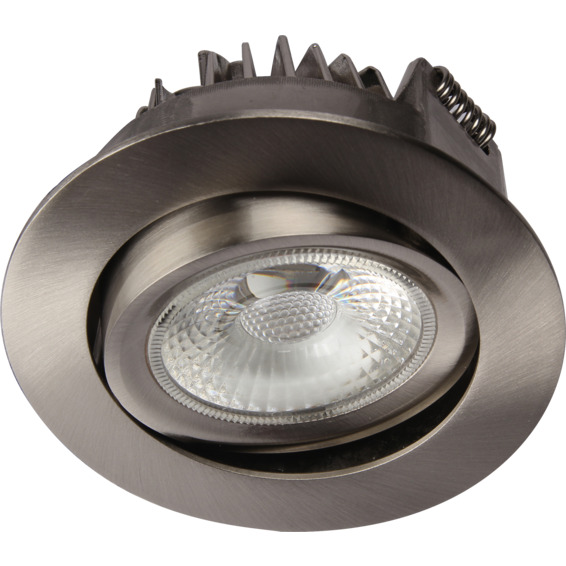 Juno COB+ LED 10W Børstet Stål Juno COB+ LED 10W Børstet Stål