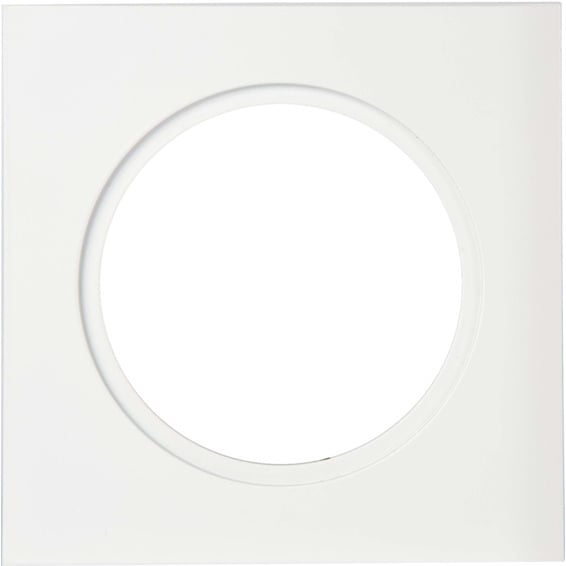 Downlightramme Firkant 120x120mm Matt Hvit Downlightramme Firkant 120x120mm Matt Hvit