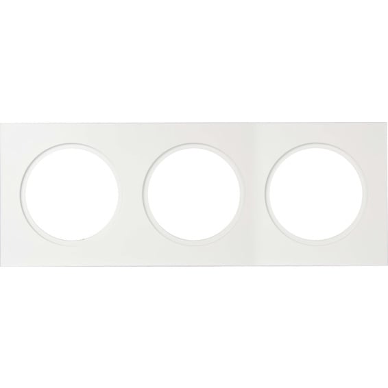 Downlightramme Firkant 120x360mm Matt Hvit Downlightramme Firkant 120x360mm Matt Hvit