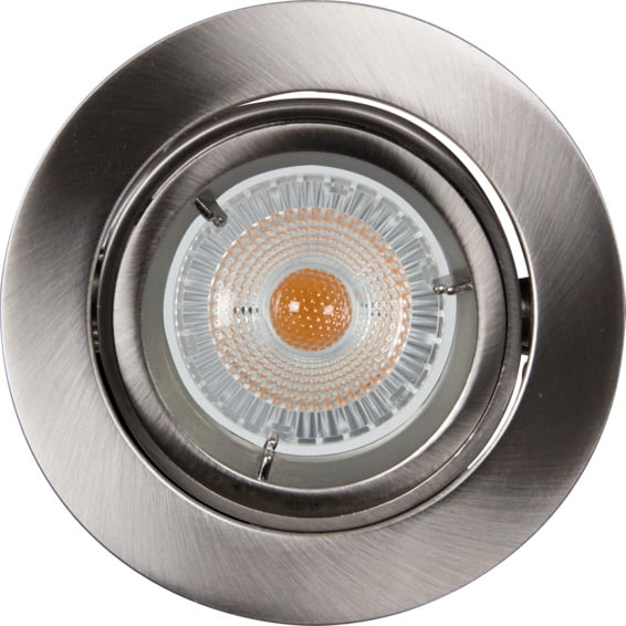 Artos LED Downlight 240V 6,5W GU10 Børstet Stål IP23 Artos LED Downlight 240V 6,5W GU10 Børstet Stål IP23