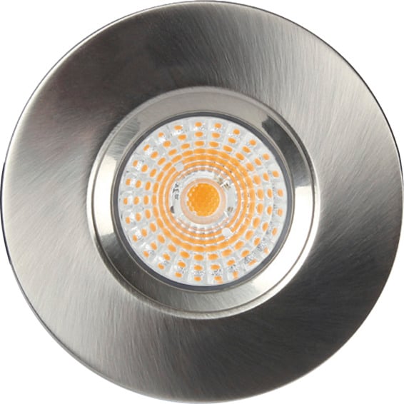 Altea Fast LED Downlight 8W Børstet Stål IP44 Namron
