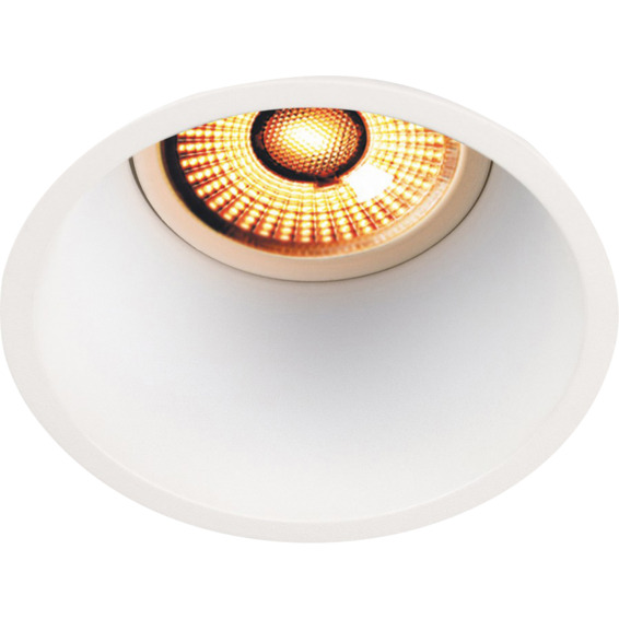 Unicone Safe GU10 m/ledpære Matt hvit Unicone Safe GU10 m/ledpære Matt hvit
