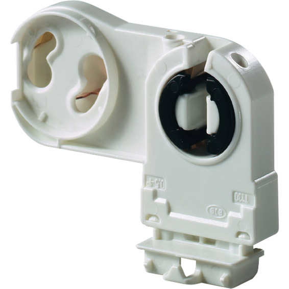 LYSRØRHOLDER M/TENNH. 26.269.5 LYSRØRHOLDER M/TENNH. 26.269.5