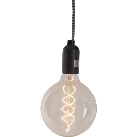 Globe Forsterket Eksteriør Klar 60W E27 G125 Globe Forsterket Eksteriør Klar 60W E27 G125
