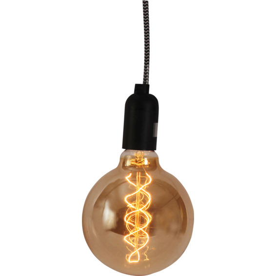 Globe Forsterket Eksteriør Mørk Gyllen 60W E27 G125 Globe Forsterket Eksteriør Mørk Gyllen 60W E27 G125