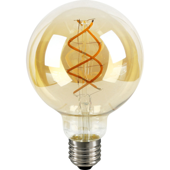 LED Filament Flex 4W Dim E27 Gyllen G95 LED Filament Flex 4W Dim E27 Gyllen G95