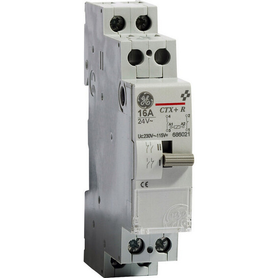 Modulrele 16A 12VAC NO+NC Modulrele 16A 12VAC NO+NC