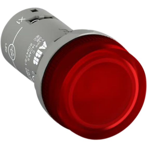 Signallampe 230V rot Einbau ø 27,2x22,2mm - AT Osterreich