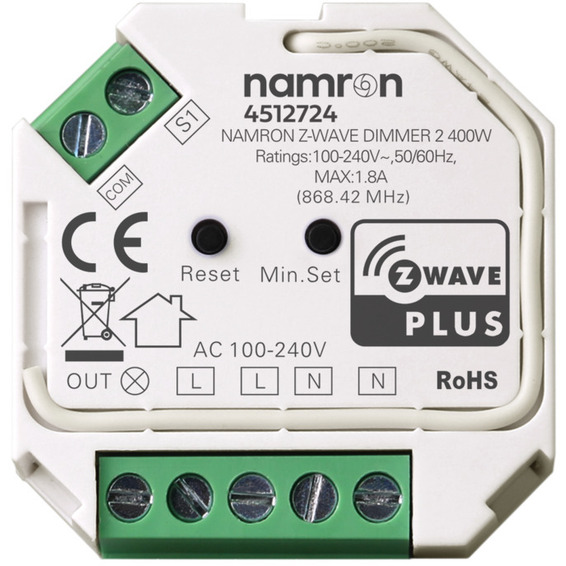 Namron Zwave Led Dimmer 200w