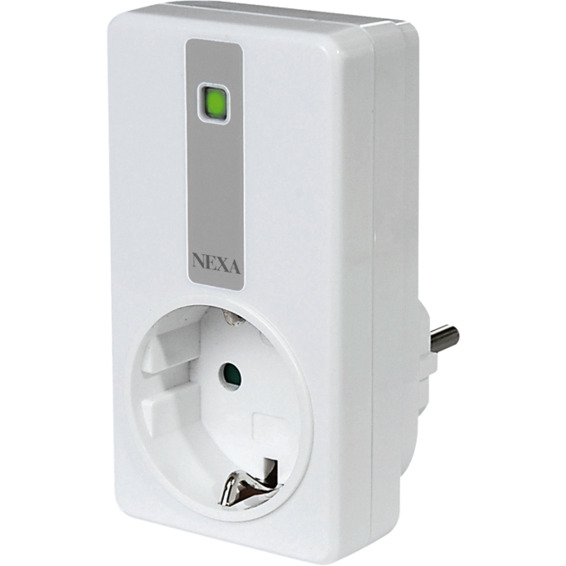 Nexa Mottager Stikkontakt Universaldimmer EYCR-201 Nexa Mottager Stikkontakt Universaldimmer EYCR-201