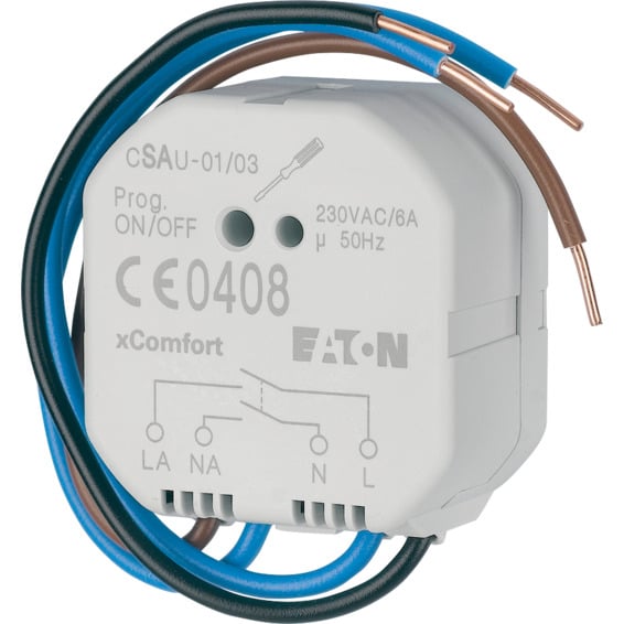XCOMFORT BRYTERAKTUATOR 2 POL 6A 230V CSAU-01/03 XCOMFORT BRYTERAKTUATOR 2 POL 6A 230V CSAU-01/03