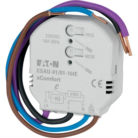 XCOMFORT BRYTERAKTUATOR 10A m/inng og EMS. CSAU-01/01 XCOMFORT BRYTERAKTUATOR 10A m/inng og EMS. CSAU-01/01
