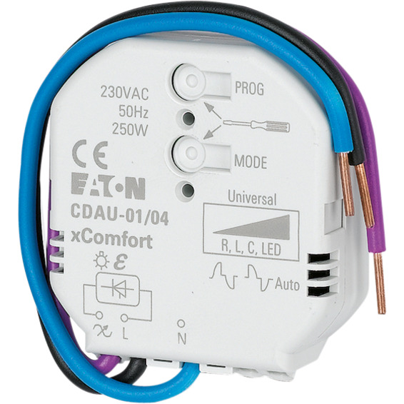 xComfort universal dimmeaktuator 250W CDAU-01/04 xComfort universal dimmeaktuator 250W CDAU-01/04