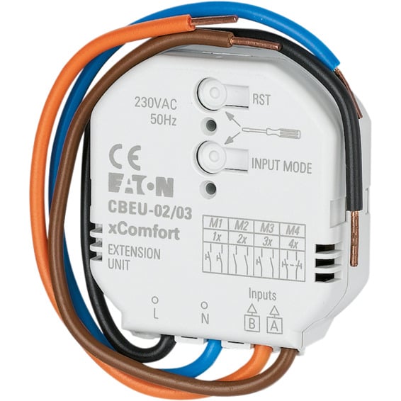 xComfort binærinngang 2x230VAC CBEU-02/03 xComfort binærinngang 2x230VAC CBEU-02/03