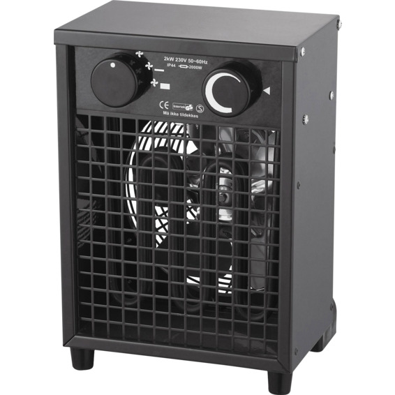 Varmevifte Industri 2000W IP44 230V 1-fas Varmevifte Industri 2000W IP44 230V 1-fas