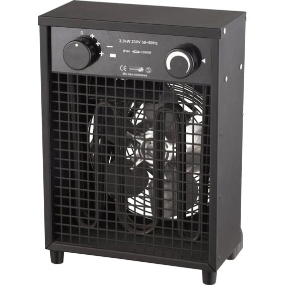 Varmevifte Industri 3300W IP44 230V 1-fas Varmevifte Industri 3300W IP44 230V 1-fas