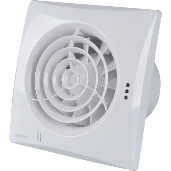 Baderomsvifte Silent Eco 100 Timer/Bevegelsesvakt Flexit