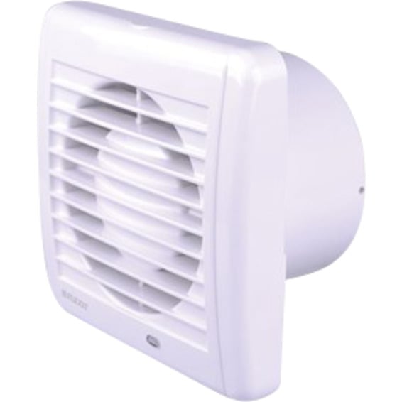 Baderomsvifte 125B med timer og fuktstyring. For vegg og tak Baderomsvifte 125B med timer og fuktstyring. For vegg og tak