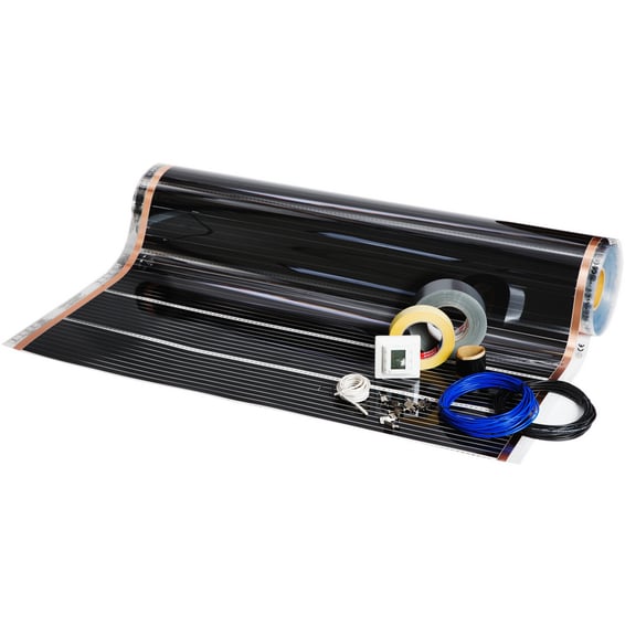 Foliekit Namron 12m² 100cm 60W/m 12,0m m/digital termostat Foliekit Namron 12m² 100cm 60W/m 12,0m m/digital termostat