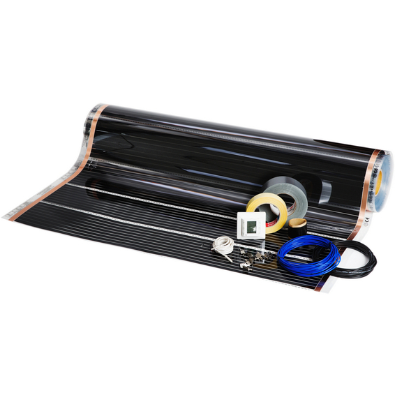 Foliekit Namron 14m² 100cm 60W/m 14,0m m/digital termostat Foliekit Namron 14m² 100cm 60W/m 14,0m m/digital termostat