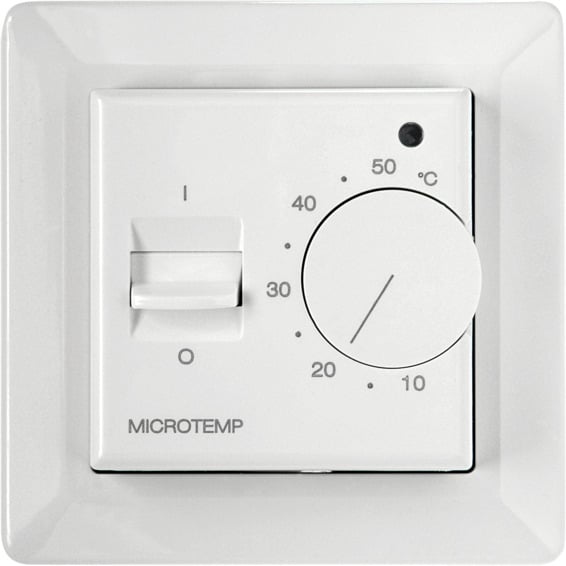 Termostat MTC 1991H Gulvføler HVIT Micromatic Termostat MTC 1991H Gulvføler HVIT Micromatic