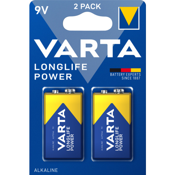 Batteri Varta High Energy 9V 2 pk Batteri Varta High Energy 9V 2 pk