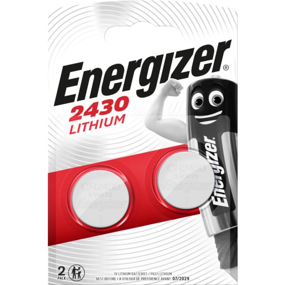 Batteri CR2430 Lithium 3V 2PKN ENERGIZER Batteri CR2430 Lithium 3V 2PKN ENERGIZER