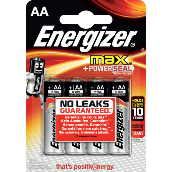 Batteri LR06 AA/E91 4pk ENERGIZER MAX Batteri LR06 AA/E91 4pk ENERGIZER MAX