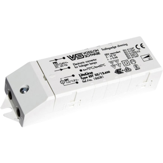 TRAFO Elektronisk 12V 5-35w VOSSLOH SCHVABE TRAFO Elektronisk 12V 5-35w VOSSLOH SCHVABE