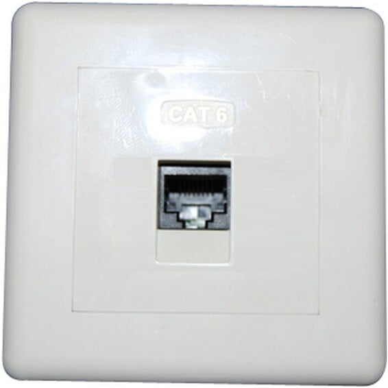 Modularuttak I 1X8 kat 6 UTP Hvit LinkIT Modularuttak I 1X8 kat 6 UTP Hvit LinkIT