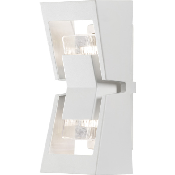 Potenza II vegglampe GU10 hvit IP54 Potenza II vegglampe GU10 hvit IP54
