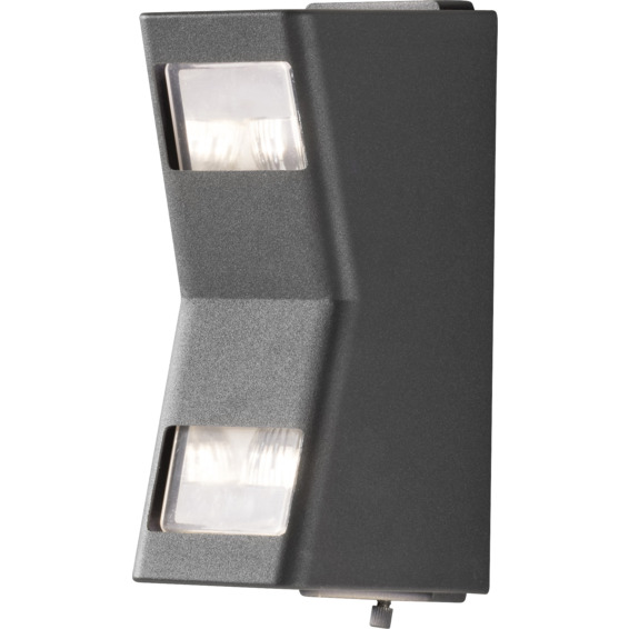 Potenza vegglampe GU10 grå IP54 Potenza vegglampe GU10 grå IP54