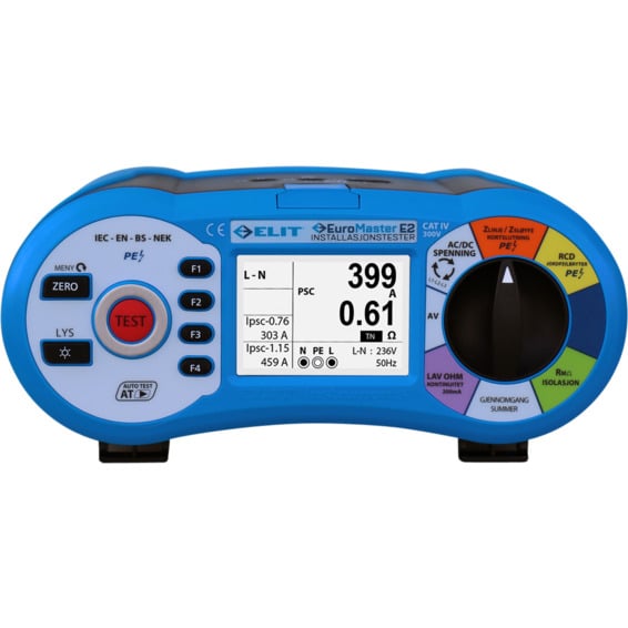 Installasjonstester ELIT EuroMaster E2 Installasjonstester ELIT EuroMaster E2