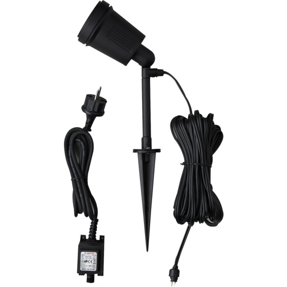Hagelykt Spot Amalfi LED Trafo IP44 10m ledning 4 fargefilt. Hagelykt Spot Amalfi LED Trafo IP44 10m ledning 4 fargefilt.