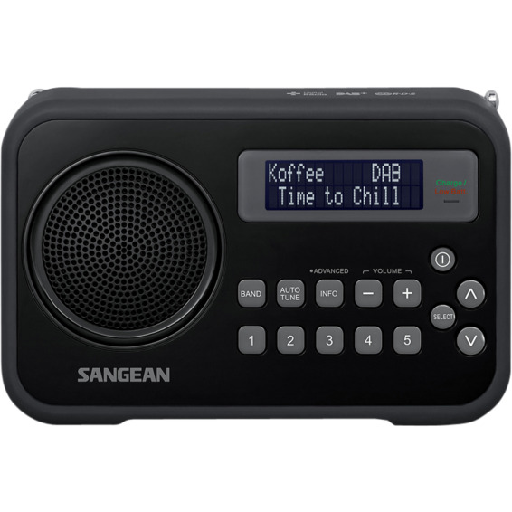 DAB+ Radio Sangean DPR67 Sort DAB+ Radio Sangean DPR67 Sort