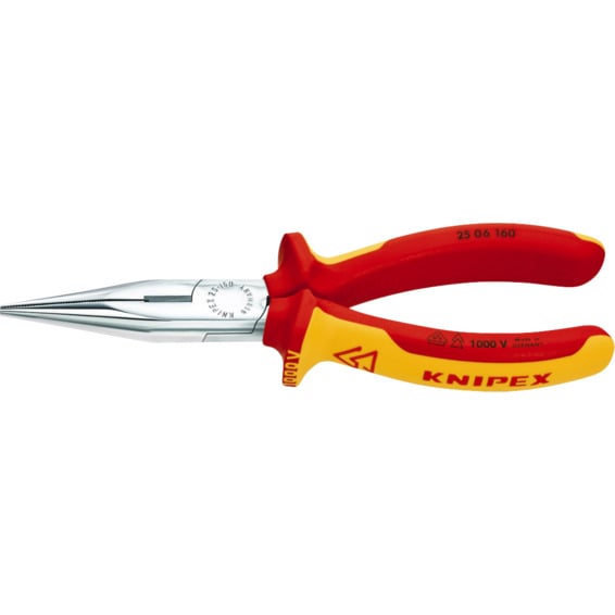 Knipex Flatrundtang Med Skjær 160mm 1000V (Radiotang) Knipex Flatrundtang Med Skjær 160mm 1000V (Radiotang)