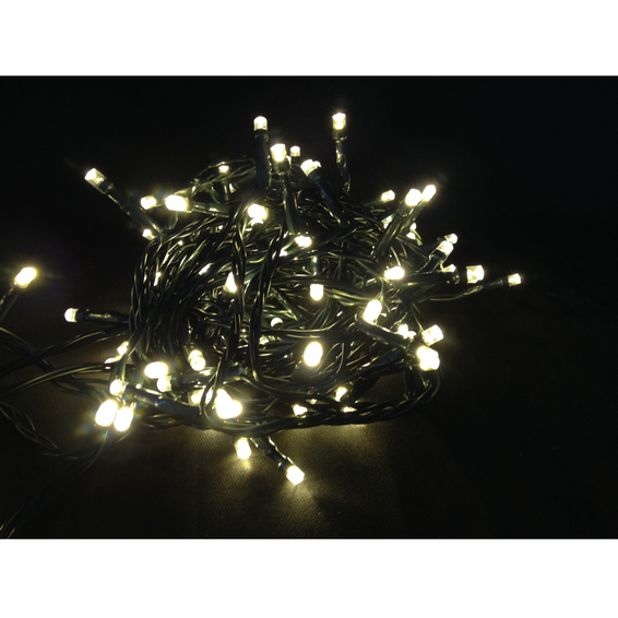 Julesystem slynge 50 lys varmhvit LED 5m IP44 Julesystem slynge 50 lys varmhvit LED 5m IP44