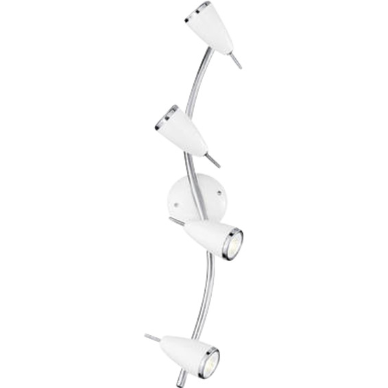 Riccio Spotlampe Hvit/Krom 4x50W GU10 Riccio Spotlampe Hvit/Krom 4x50W GU10