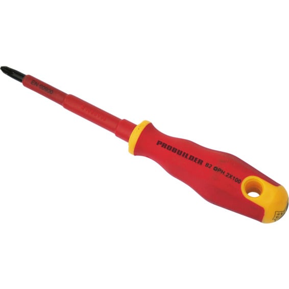 Probuilder Skrutrekker Isolert 1000V PH2-100mm Probuilder Skrutrekker Isolert 1000V PH2-100mm